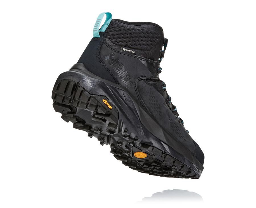 Hoka One One Yürüyüş Botları Kadın Siyah - Kaha Gore-Tex - RF6592413